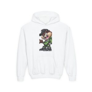 Youth Hip-Hop Style Hooded Sweatshirt