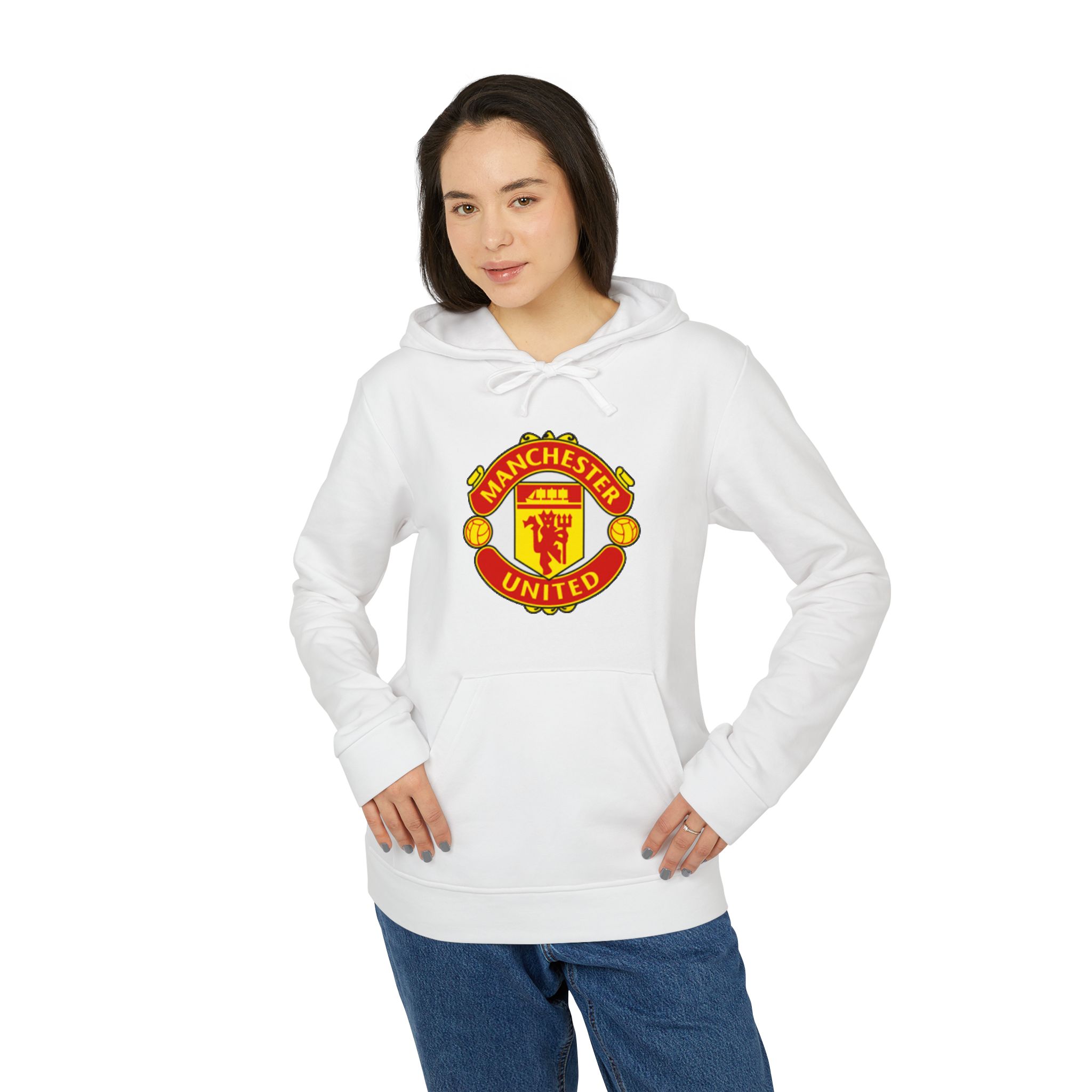 Fleece Hoodie Manchester United Sudadera - Unisex - Image 3